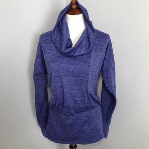 Athleta Batwing and Robin cowl neck sweater